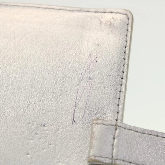 LOUIS VUITTON Agenda Partner Day Planner Cover Suhari Silver R21032 Auth 45096 - Picture 9 of 14